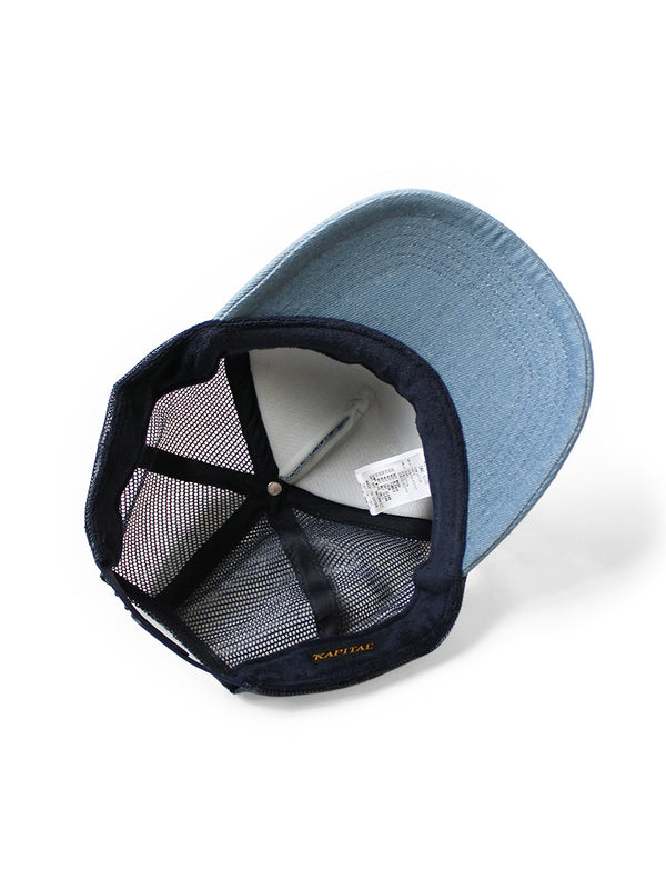 Kapital DENIM REPAIR SERVICEpt Denim Track Cap