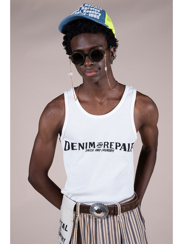 Kapital DENIM REPAIR SERVICEpt Denim Track Cap