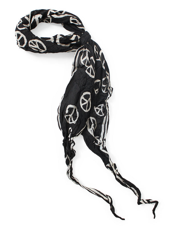 Kapital Washed Silk Neck Scarf (PEACE)