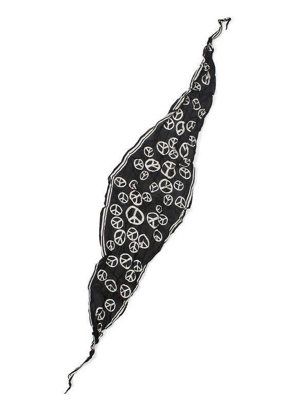 Kapital Washed Silk Neck Scarf (PEACE)