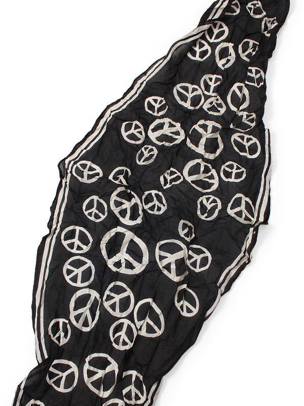 Kapital Washed Silk Neck Scarf (PEACE)