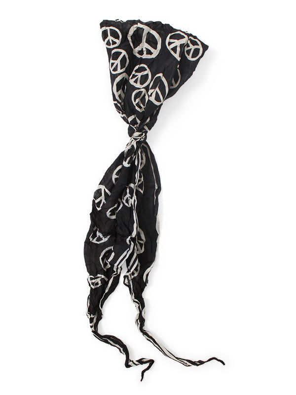 Kapital Washed Silk Neck Scarf (PEACE)