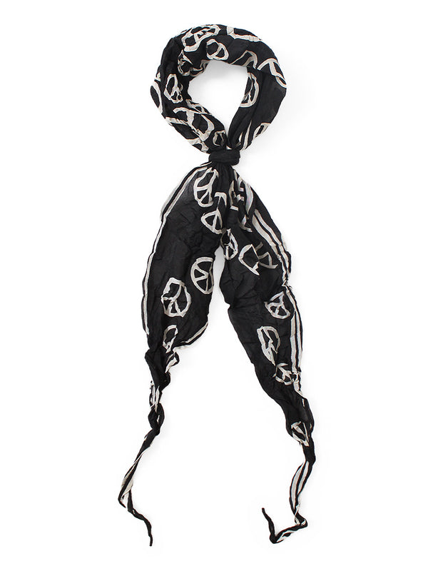 Kapital Washed Silk Neck Scarf (PEACE)