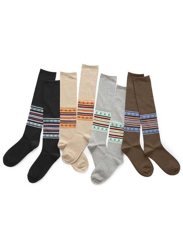 Kapital 144-ply Gypsy Border High Socks
