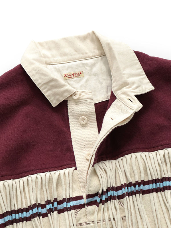 Kapital 16/- Panel Border Jersey Fringe Rugby Shirt