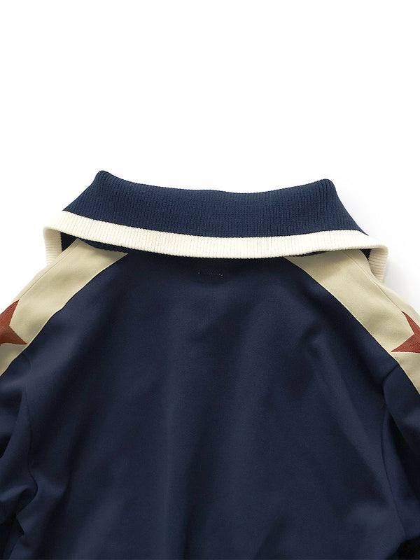 Kapital Smooth Jersey Cropped Track Jacket (Betsy Ross)