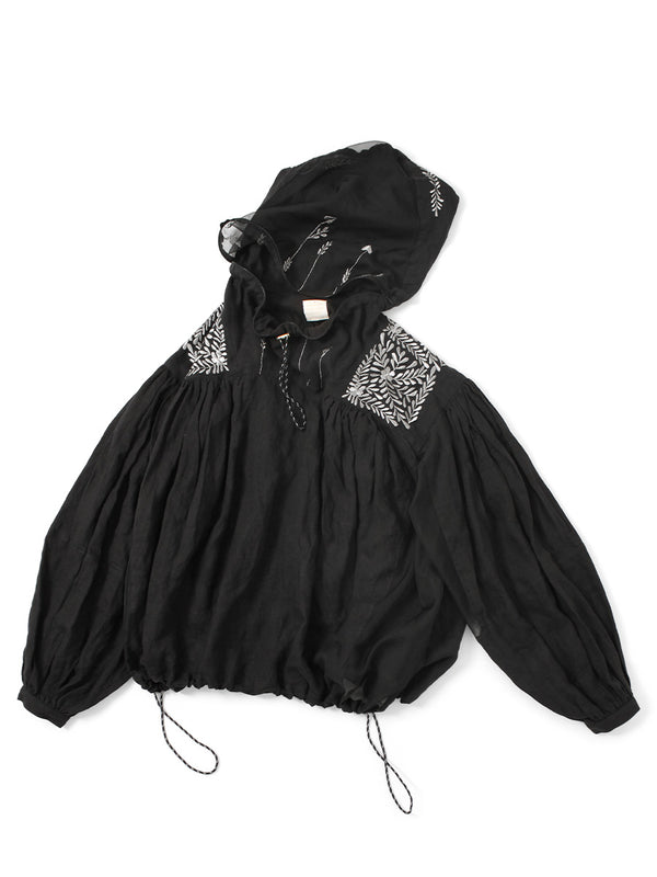 Kapital Linen Baguanorac with Latvian Embroidery Jacket