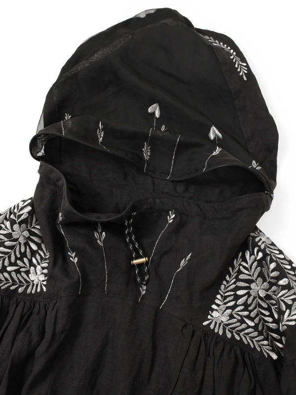 Kapital Linen Baguanorac with Latvian Embroidery Jacket