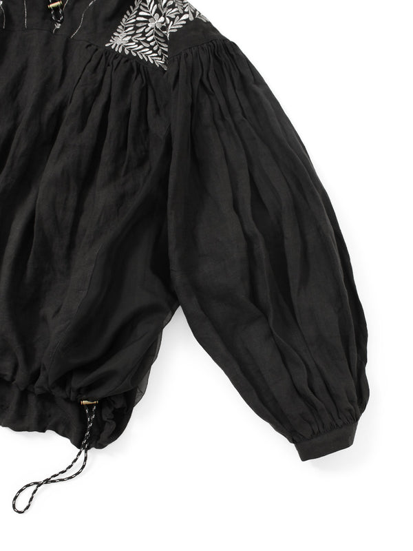 Kapital Linen Baguanorac with Latvian Embroidery Jacket