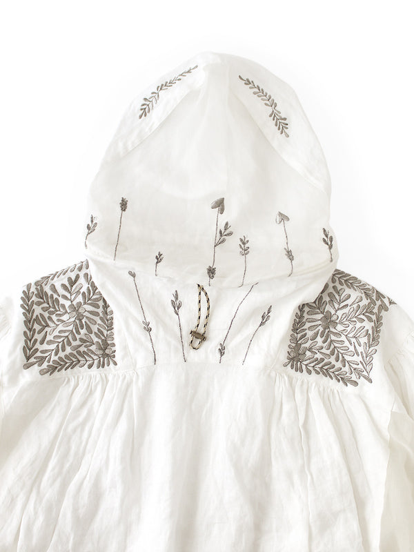 Kapital Linen Baguanorac with Latvian Embroidery Jacket