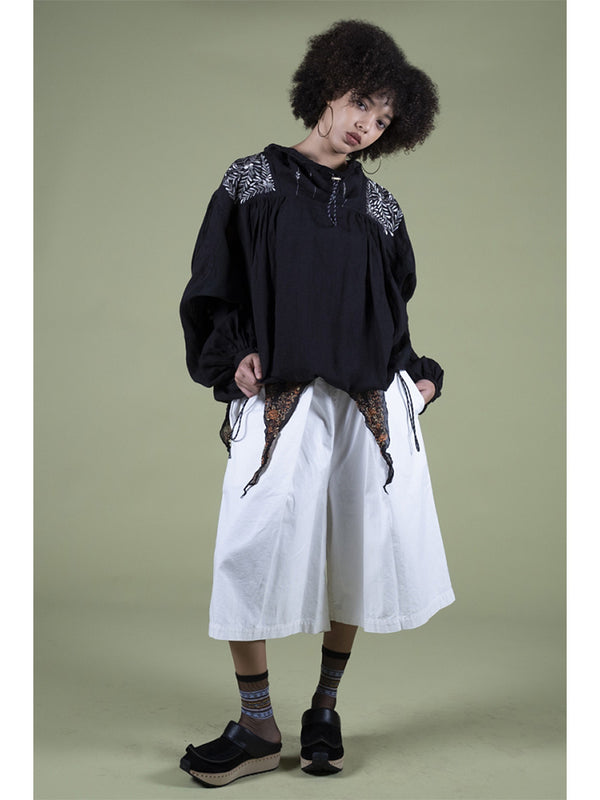Kapital Linen Baguanorac with Latvian Embroidery Jacket
