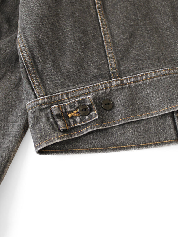 Kapital 14oz Black Denim Westerner Regular Jacket