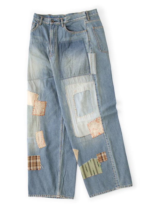 Kapital 14oz Denim 5-Pocket Baggy Pants (Bethel-pal Remake)