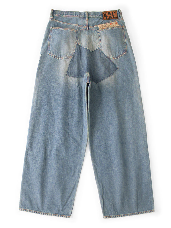Kapital 14oz Denim 5-Pocket Baggy Pants (Bethel-pal Remake)