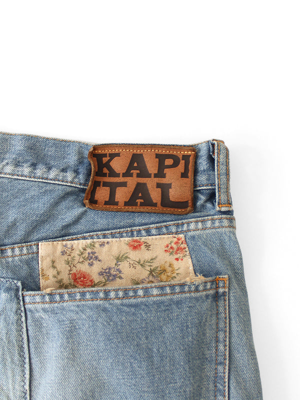 Kapital 14oz Denim 5-Pocket Baggy Pants (Bethel-pal Remake)