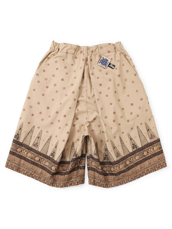 Kapital 40/2 Combed Weather Fabric, Sarasa Pattern, Easy Rice Jaws Pants
