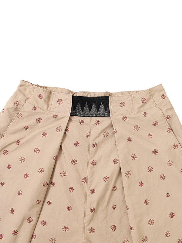 Kapital 40/2 Combed Weather Fabric, Sarasa Pattern, Easy Rice Jaws Pants