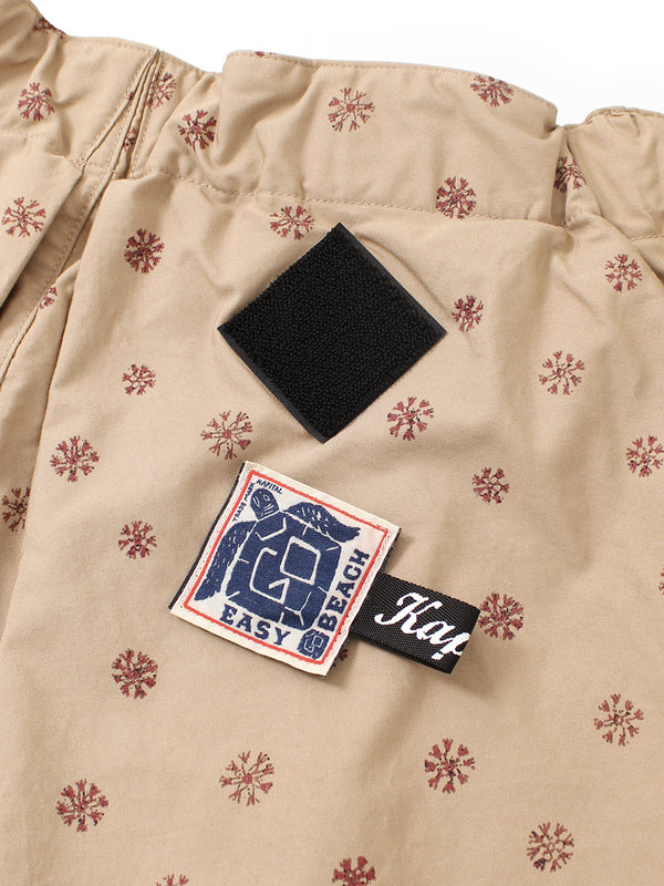 Kapital 40/2 Combed Weather Fabric, Sarasa Pattern, Easy Rice Jaws Pants