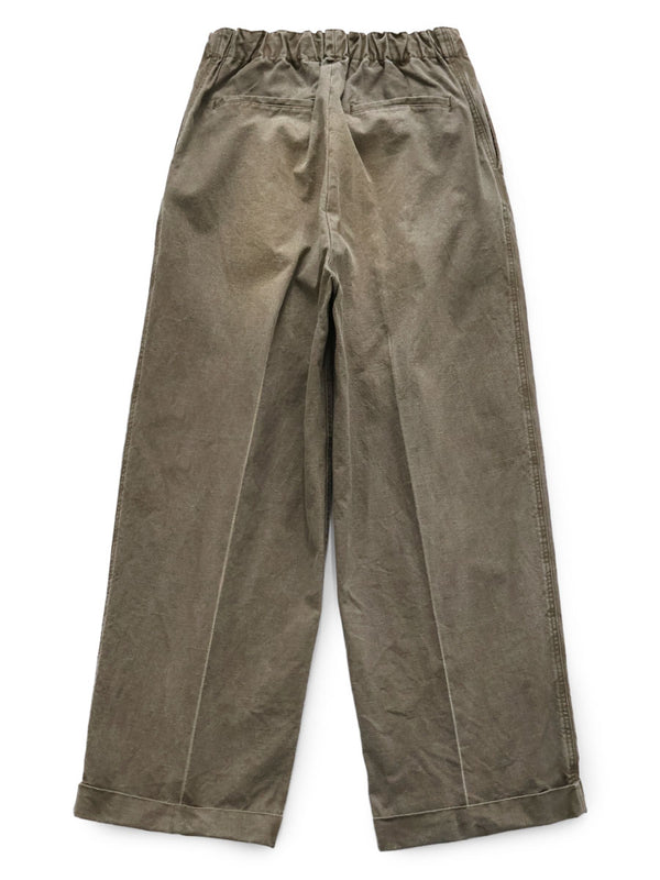 Kapital Canvas Easy Trousers (Center Pleated) Pants