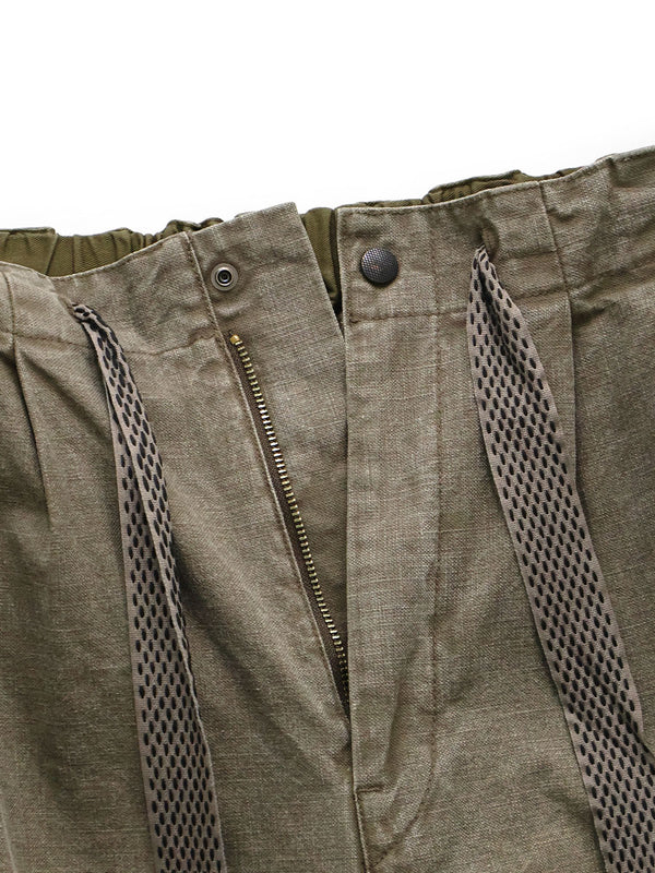 Kapital Canvas Easy Trousers (Center Pleated) Pants