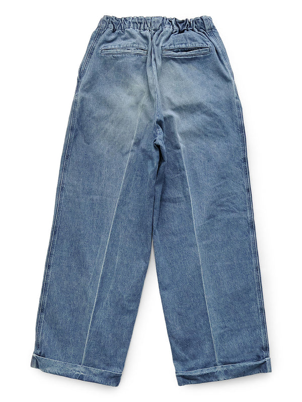 Kapital 14oz Denim Easy Pants (Center Pleat)