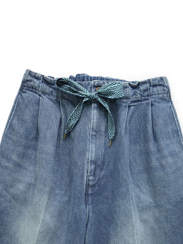 Kapital 14oz Denim Easy Pants (Center Pleat)