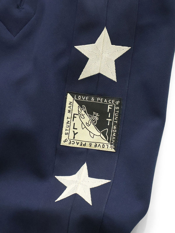 Kapital Smooth Jersey Sailor Baggy Track Pants (Betsy Ross)