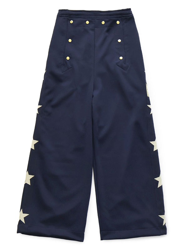 Kapital Smooth Jersey Sailor Baggy Track Pants (Betsy Ross)