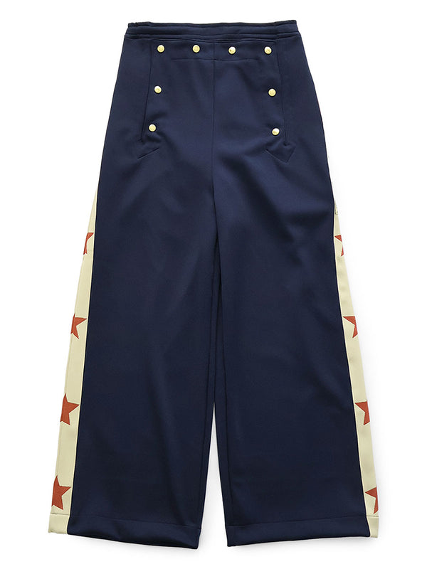 Kapital Smooth Jersey Sailor Baggy Track Pants (Betsy Ross)