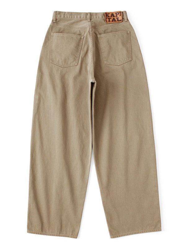 Kapital Vintage Satin Club Baggy 5-Pocket Pants