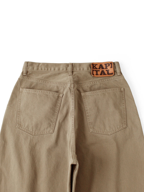 Kapital Vintage Satin Club Baggy 5-Pocket Pants