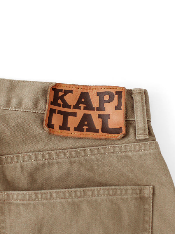 Kapital Vintage Satin Club Baggy 5-Pocket Pants