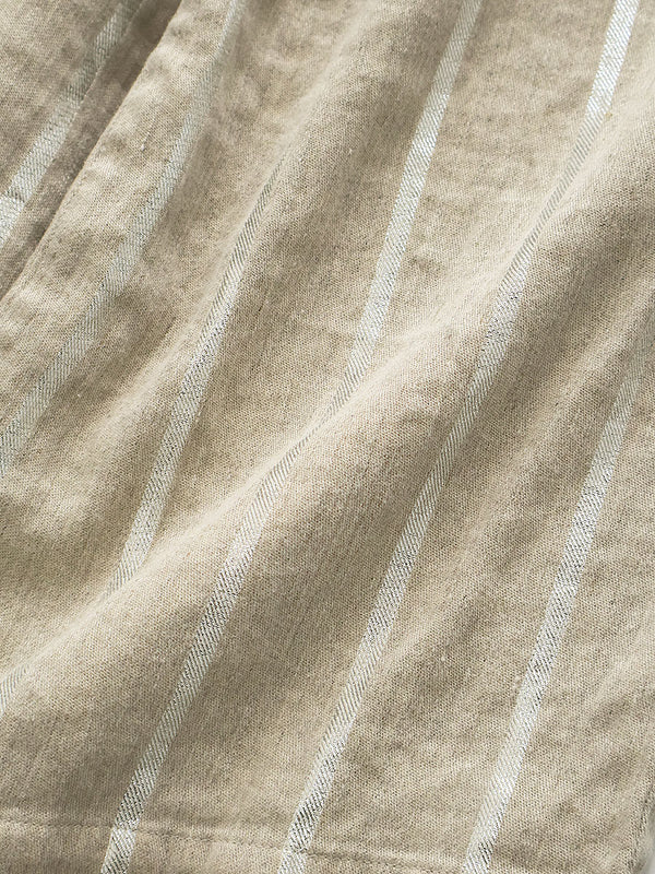Kapital Linen Glitter Phillies Stripe Sarouel Easy Pants