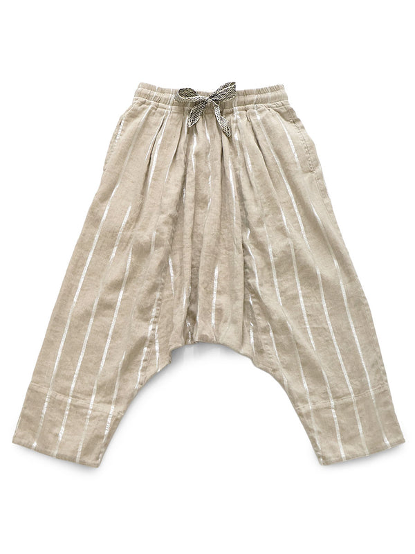 Kapital Linen Glitter Phillies Stripe Sarouel Easy Pants