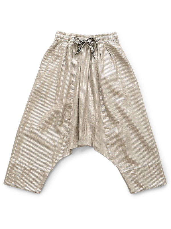 Kapital Linen Glitter Phillies Stripe Sarouel Easy Pants
