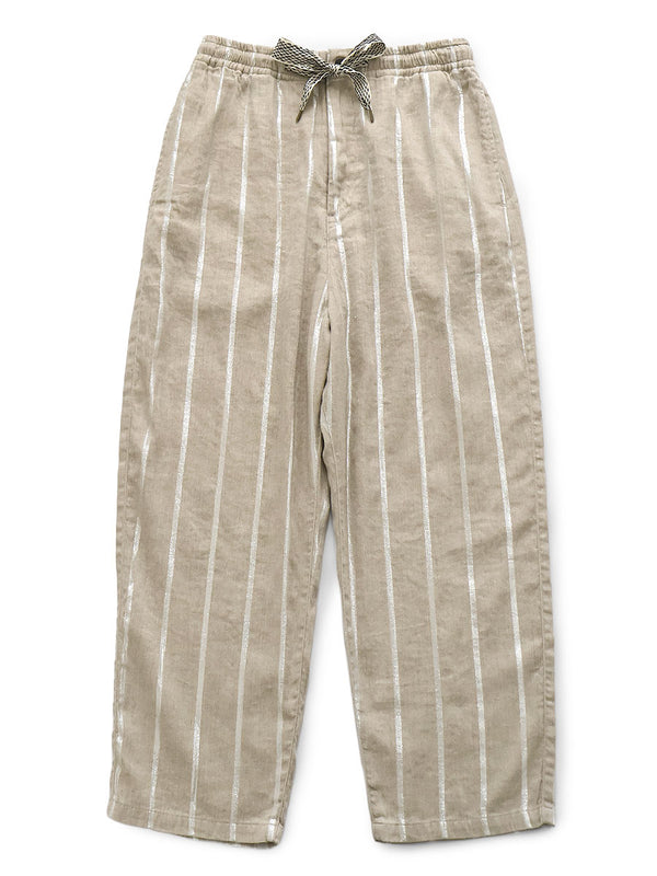 Kapital Linen Glitter Phillies Stripe Easy Pants