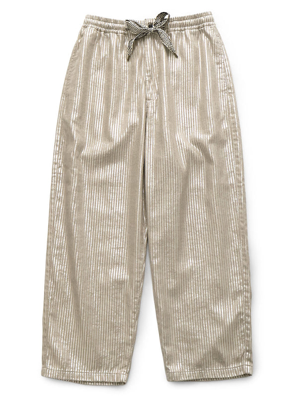 Kapital Linen Glitter Phillies Stripe Easy Pants