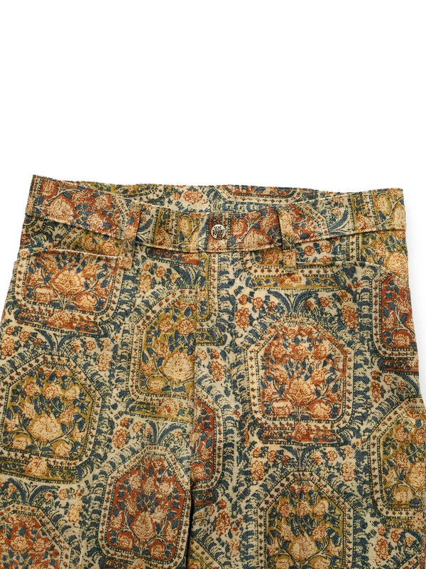 Kapital Alberic Oxford Chintz Pattern 5P Frisco Pants