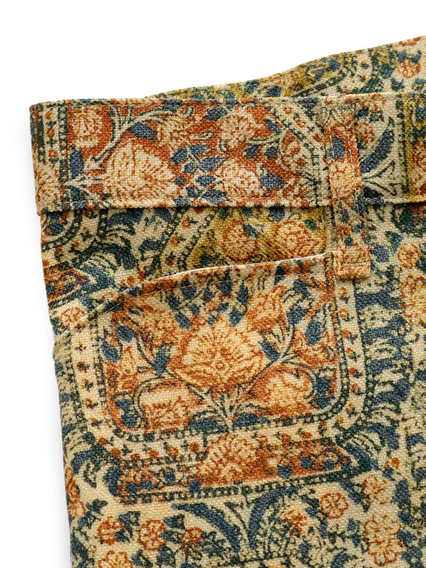 Kapital Alberic Oxford Chintz Pattern 5P Frisco Pants