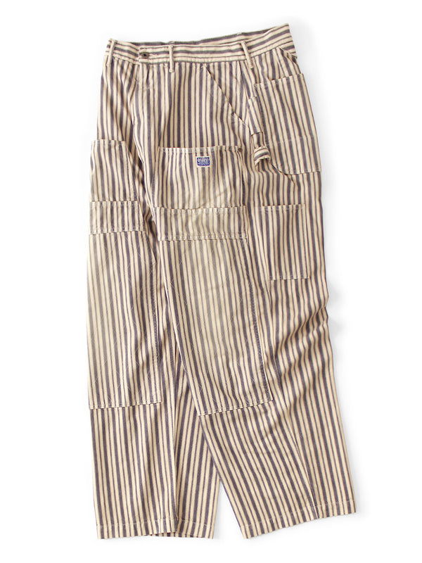 Kapital Dixie Hickory Wide Lumbar Pants