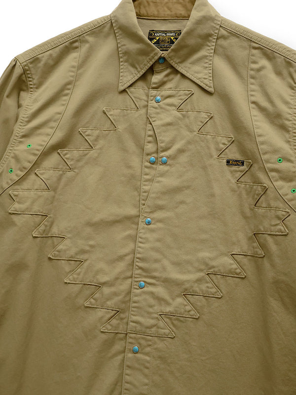 Kapital Shirt Chino Thunderbird Husky Western Shirt