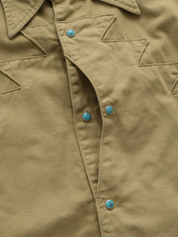 Kapital Shirt Chino Thunderbird Husky Western Shirt