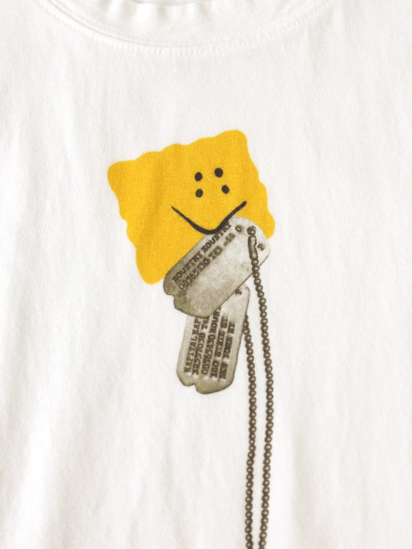 Kapital 20/- Jersey Crew Neck Tee (PECKISH Dog Tag Print)