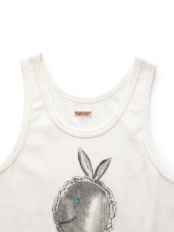 Kapital 60/2 Bear Teleco Tank Top Tee (Concho CONEYBOWYpt)