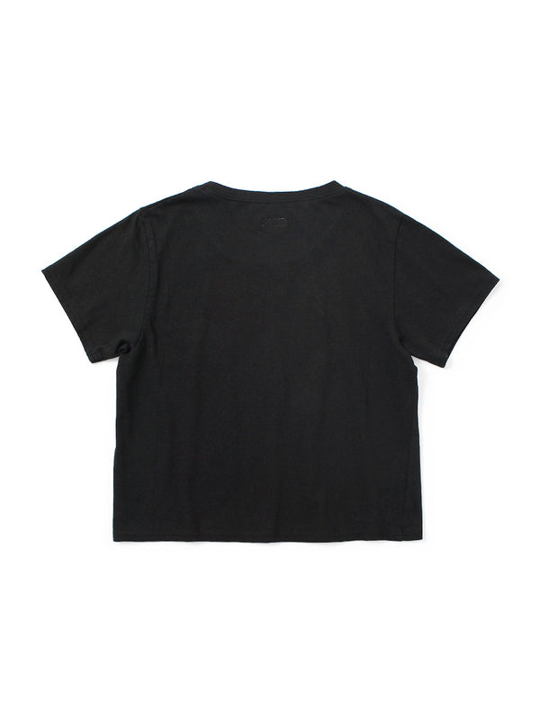 Kapital 20/- Jersey Cropped T-shirt (BIG Concho CONEYBOWY print) Tee women