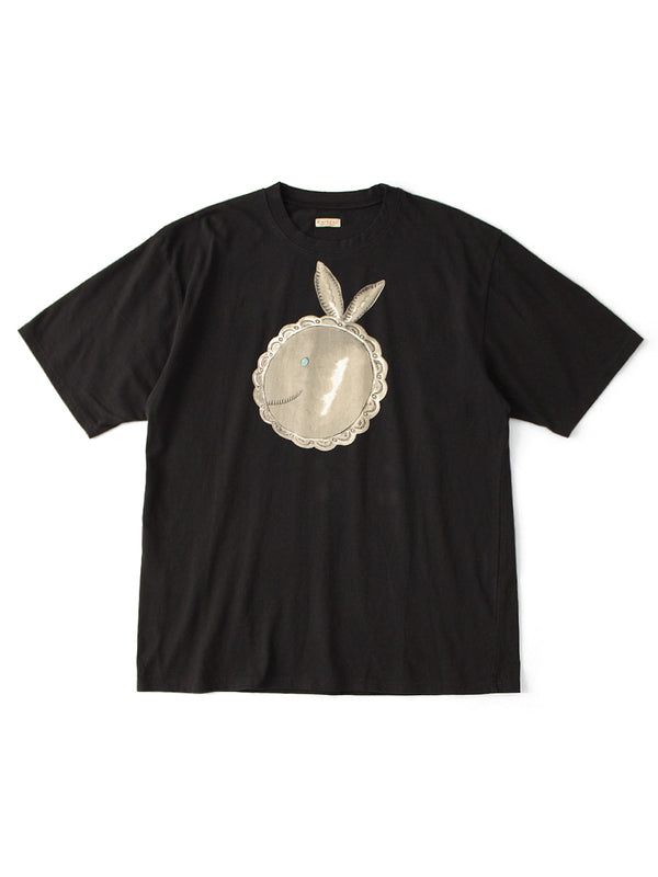 Kapital 20/- Jersey Crew Neck Tee (BIG Concho CONEYBOWY print)