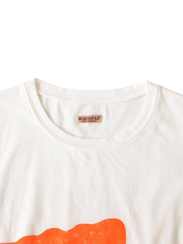 Kapital 20/- Jersey Cropped Tee (GIANT PECKISHpt)