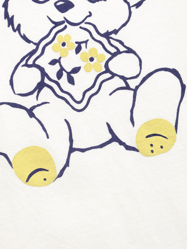 Kapital 20/- Jersey Ringer Tee (PECKISH Little Bear print)