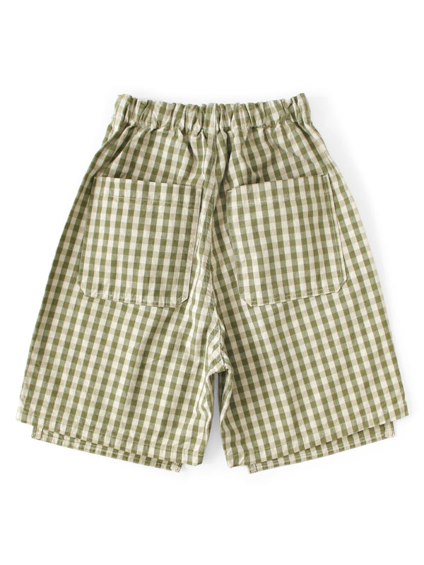 Kapital OX Gingham Double Knee Easy Shorts