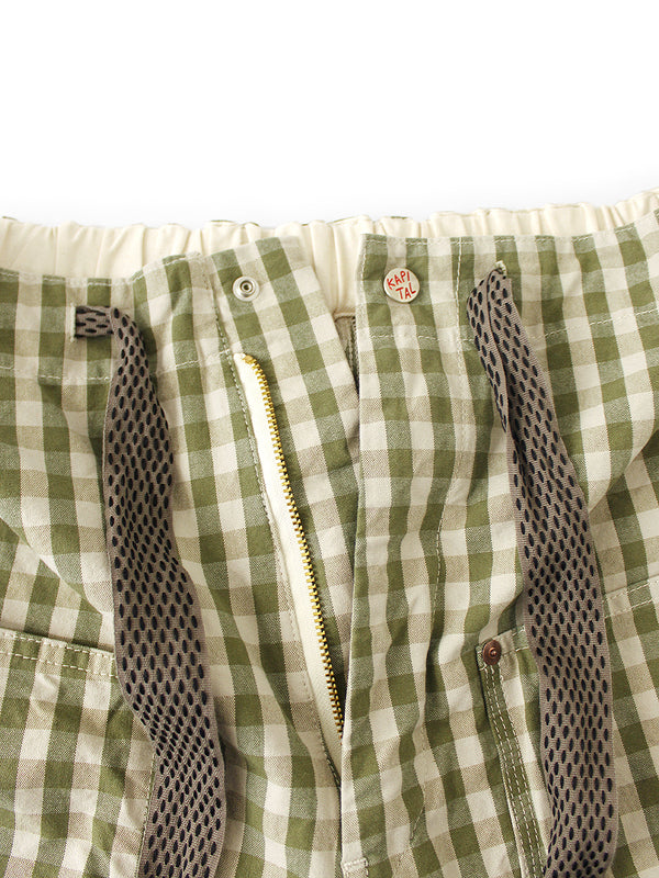 Kapital OX Gingham Double Knee Easy Shorts